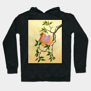 Minhwa: Branch of Pomegranate (Korean traditional/folk art) Hoodie